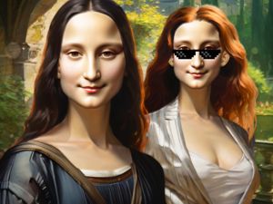 Игра Мона Лиза: Модные эксперименты онлайн