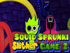 Игра Спрунки Игра в Кальмара Скольжение 2 онлайн