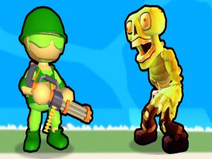 Игра Стикмен уничтожает зомби онлайн