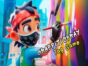 Игра Граффити Теги: Аэрозольная окраска онлайн