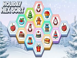 Игра Гекса: Праздничная сортировкаа онлайн