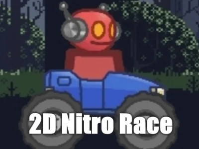 Игра 2D Нитро Гонка онлайн