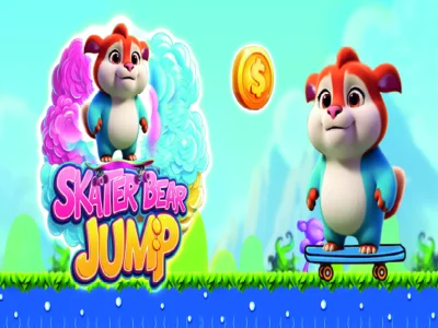 Игра Мишка скейтер Прыжки онлайн