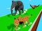 Игра Гонка с трансформацией животных 3D онлайн