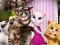 Игра Говорящий кот Том Пазл онлайн