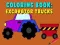 Игра Книжка-раскраска: грузовики-экскаваторы онлайн
