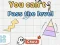 Игра Вы не можете пройти уровень онлайн