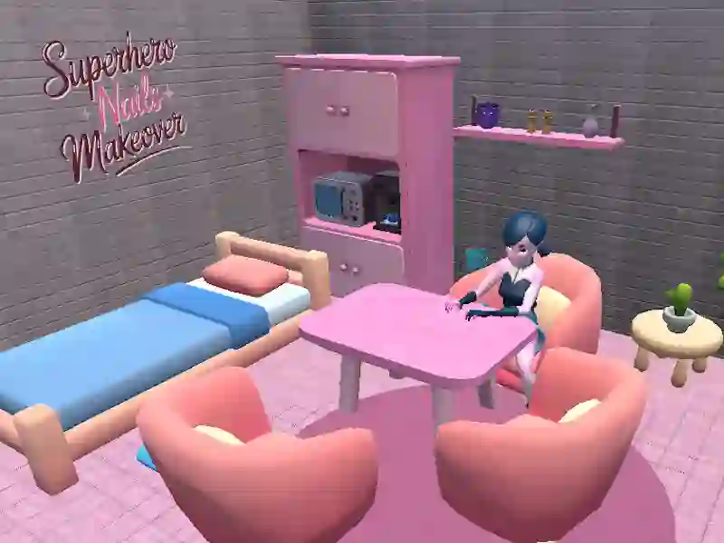 Игра Преображение ногтей в стиле супергероев онлайн