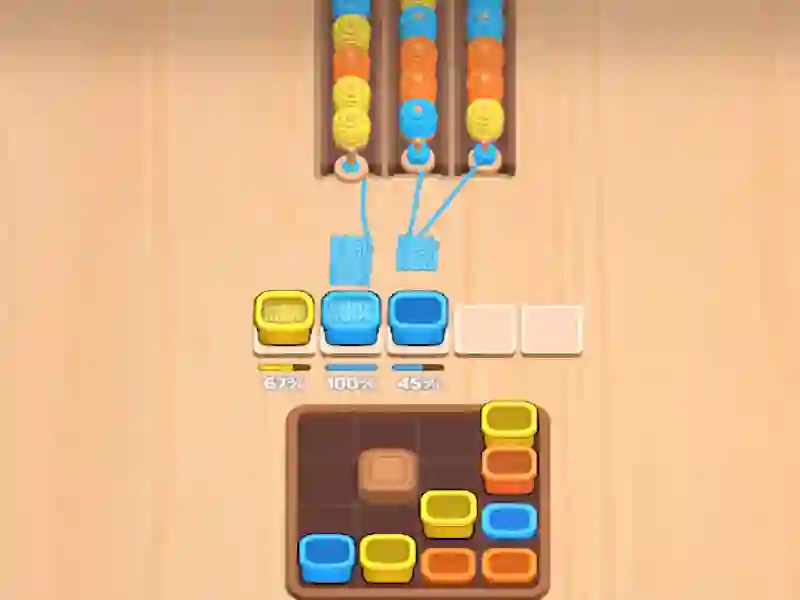 Игра Сортировка пряжи по цвету онлайн