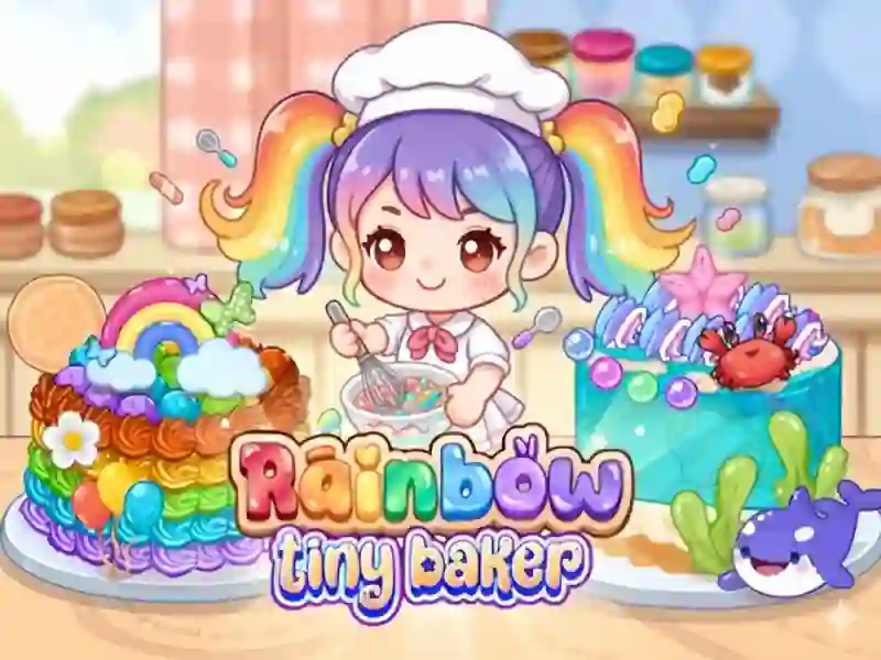 Игра Rainbow Tiny Baker онлайн