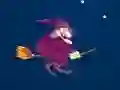 Игра Ведьма, летающая на Хэллоуин онлайн Игра Ведьма, летающая на Хэллоуин онлайн
