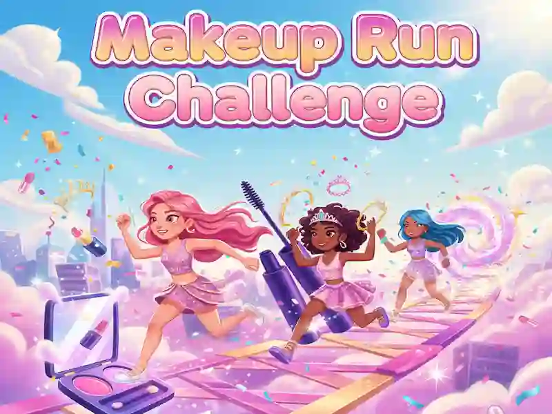 Игра Makeup Run Challenge онлайн