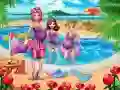 Игра Летние каникулы мам онлайн