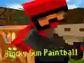 Игра Блочный пейнтбол онлайн Игра Блочный пейнтбол онлайн
