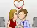 Игра Тайные поцелуи в офисе онлайн Игра Тайные поцелуи в офисе онлайн