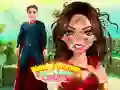 Игра Чудо-Женщина: Уход за лицом онлайн Игра Чудо-Женщина: Уход за лицом онлайн