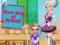 Игра Первый школьный день онлайн Игра Первый школьный день онлайн