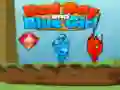Игра Красный мальчик и голубая девушка онлайн Игра Красный мальчик и голубая девушка онлайн