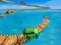 Игра Невозможные трюки за рулем джипа онлайн Игра Невозможные трюки за рулем джипа онлайн