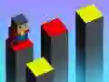 Игра Цветной скачок куба онлайн Игра Цветной скачок куба онлайн