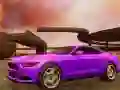 Игра Сумасшедшие автомобильные трюки на Лунной космической арене онлайн Игра Сумасшедшие автомобильные трюки на Лунной космической арене онлайн