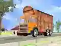 Игра Симулятор экстремального вождения грузового автомобиля онлайн Игра Симулятор экстремального вождения грузового автомобиля онлайн
