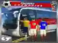 Игра Транспортировка футболистов на автобусе онлайн Игра Транспортировка футболистов на автобусе онлайн