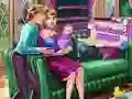 Игра Ледяная принцесса: Семейный день онлайн Игра Ледяная принцесса: Семейный день онлайн