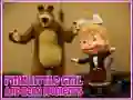 Игра Розовая девочка и медведь: Моменты онлайн