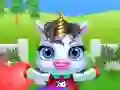 Игра Забота о милом единороге онлайн