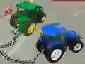 Игра Симулятор буксировки трактора с цепью онлайн Игра Симулятор буксировки трактора с цепью онлайн