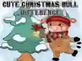 Игра Милые рождественские быки Отличия онлайн Игра Милые рождественские быки Отличия онлайн