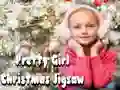 Игра Рождественская головоломка с милой девушкой онлайн Игра Рождественская головоломка с милой девушкой онлайн