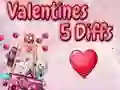 Игра День Валентина 5 отличий онлайн Игра День Валентина 5 отличий онлайн