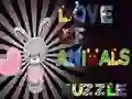 Игра Любовь животных Пазл онлайн Игра Любовь животных Пазл онлайн