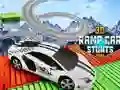 Игра Автомобильные Трюки на трёхмерной рампе онлайн Игра Автомобильные Трюки на трёхмерной рампе онлайн