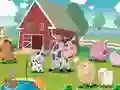 Игра Ферма раздвижные пазлы онлайн Игра Ферма раздвижные пазлы онлайн