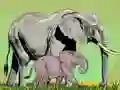 Игра Дикие животные и их детеныши онлайн