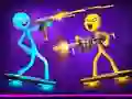 Игра Поединок на дуэли Стикменов онлайн