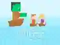 Игра Бегущий блочный шахтер: 2 игрока онлайн