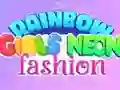 Игра Радужные девушки: Неоновая мода онлайн Игра Радужные девушки: Неоновая мода онлайн