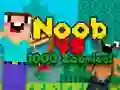 Игра Нуб против 1000 зомби онлайн