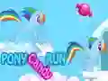 Игра Конфетный бег пони онлайн