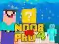 Игра Нуб против Профи 4: Удачный блок онлайн