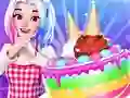 Игра Милая кукла готовит торты онлайн Игра Милая кукла готовит торты онлайн