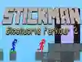 Игра Блочный паркур: Стикмены 2 онлайн