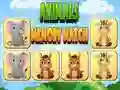 Игра Матч на память о животных онлайн