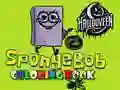 Игра Раскраска Губка Боб на Хэллоуин онлайн