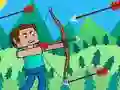 Игра Нуб лучник: Атака монстров онлайн
