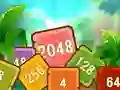 Игра Тропические кубики 2048 онлайн Игра Тропические кубики 2048 онлайн